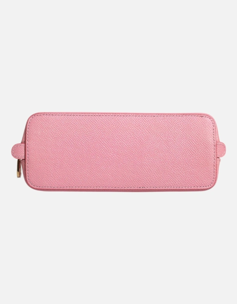 Leather Zip Around Pouch Wallet Women - Pink