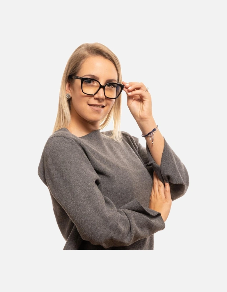 Cat Eye Full-Rim Plastic Glasses Women - Black Frames