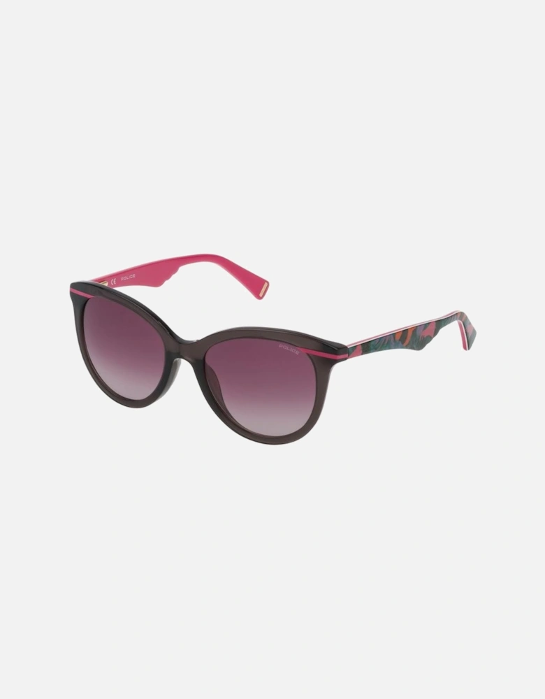 Acetate Bracelet Watch with Gradient Pink Glass Women - Gray