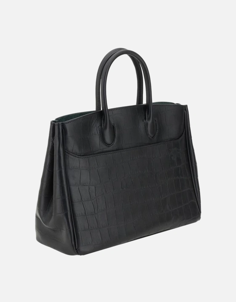 Crocco Handbag Women - Black Shoulder Bags