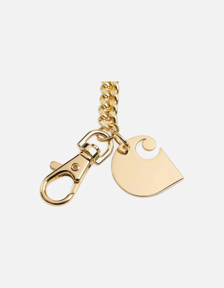 Cuban Link Keychain - Gold