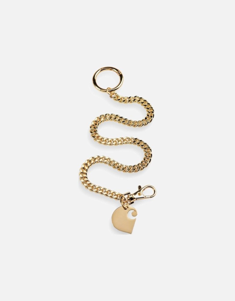 Cuban Link Keychain - Gold