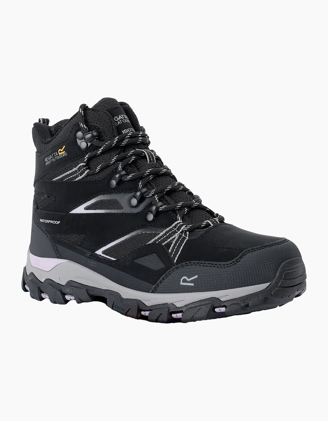 Regatta Women's Black/Black / Holcombe Iii Walking Boots  7 Size 7 Uk