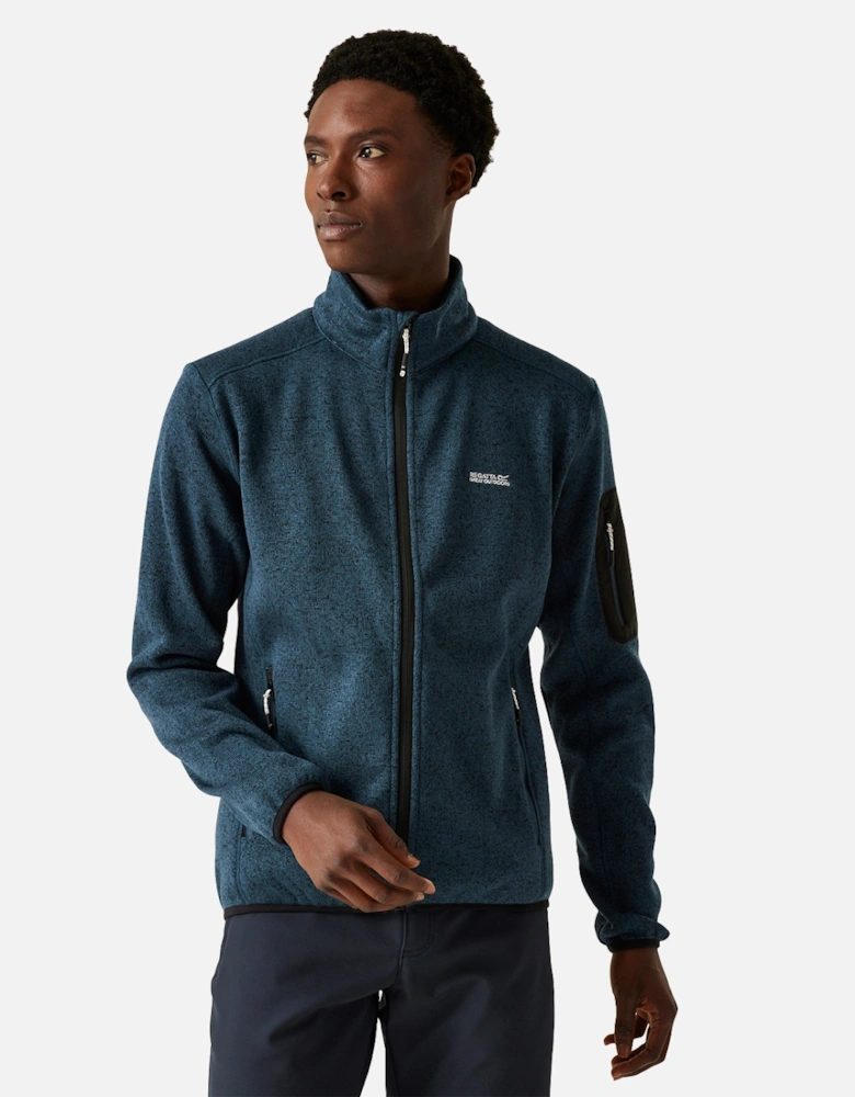 Mens Newhill Marl Full Zip Fleece Jacket