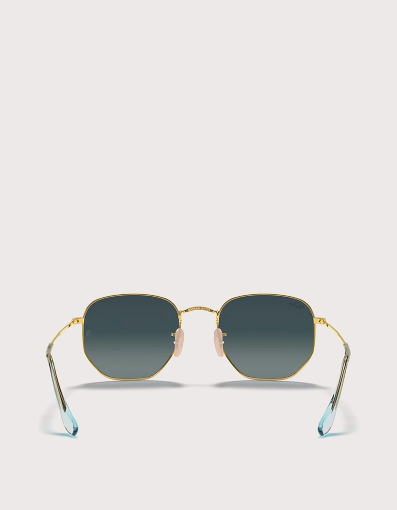 Hexagonal Flat Lenses Sunglasses