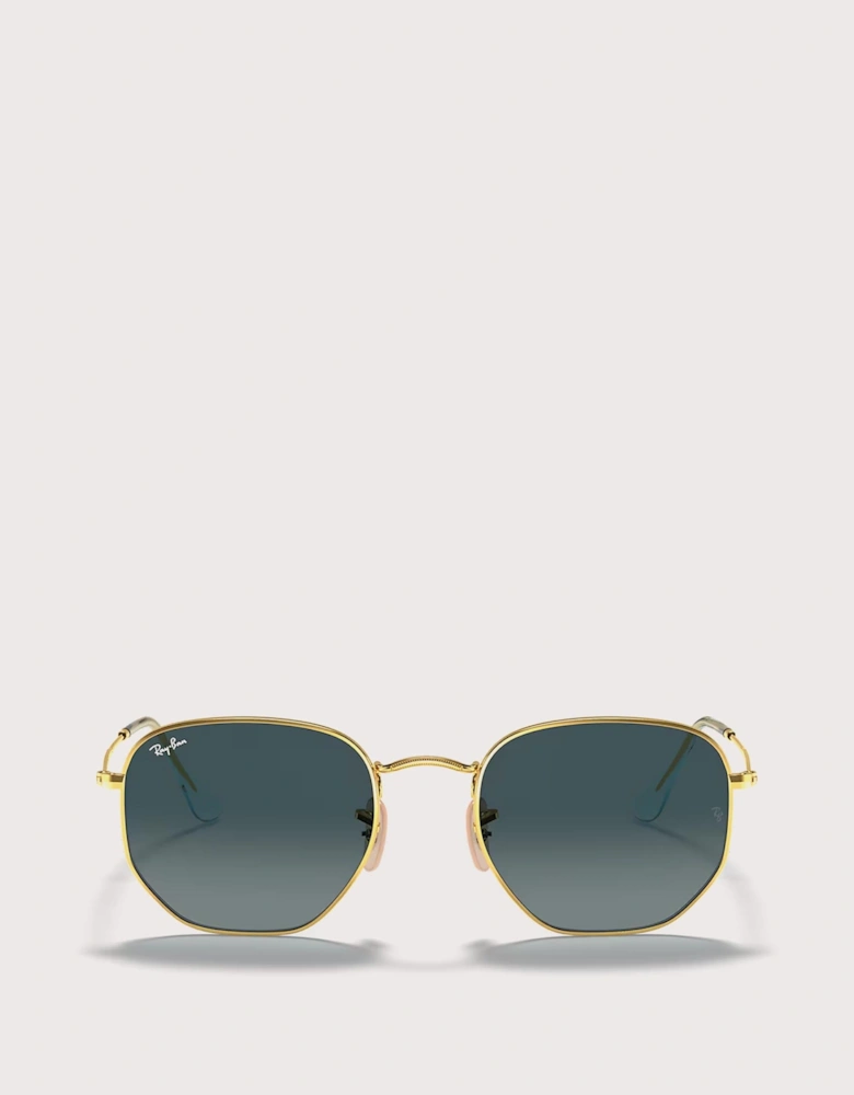 Hexagonal Flat Lenses Sunglasses