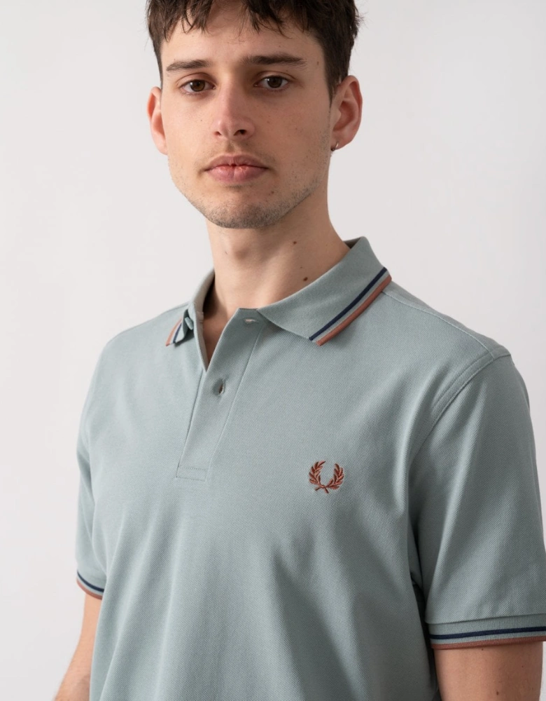 Mens Twin Tipped Signature Polo Shirt