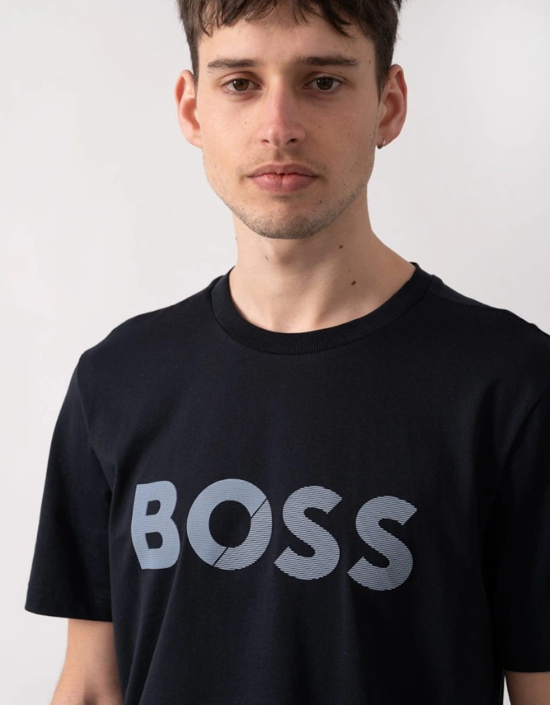 BOSS Green Tee Tape Mens T-Shirt with Logo