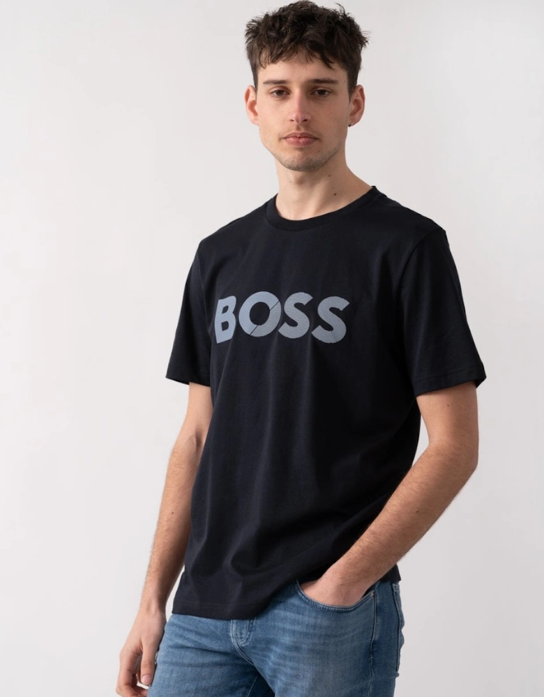 BOSS Green Tee Tape Mens T-Shirt with Logo