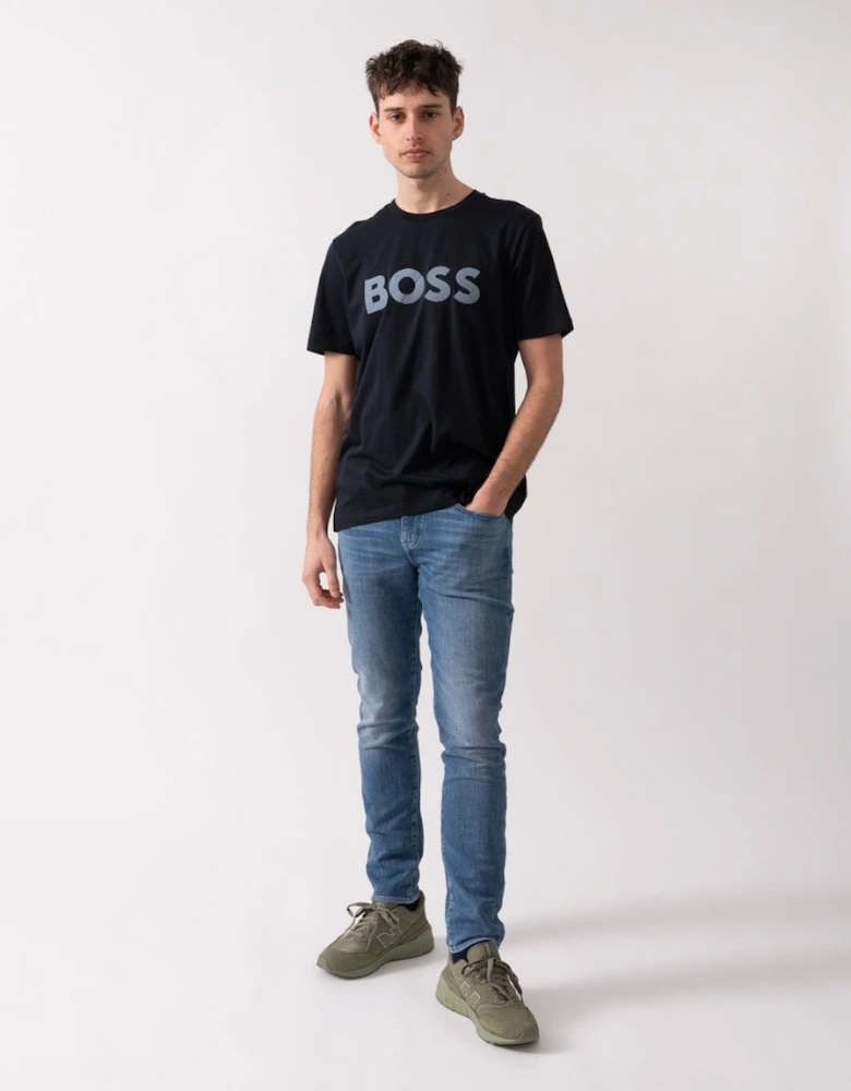 BOSS Green Tee Tape Mens T-Shirt with Logo