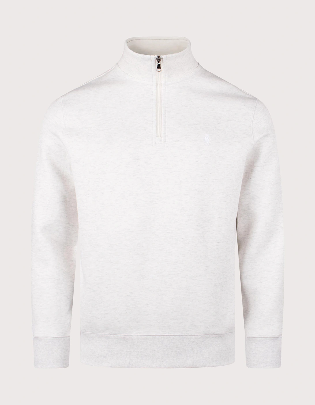 Double-Knit Quarter Zip Sweatshirt, 4 of 3