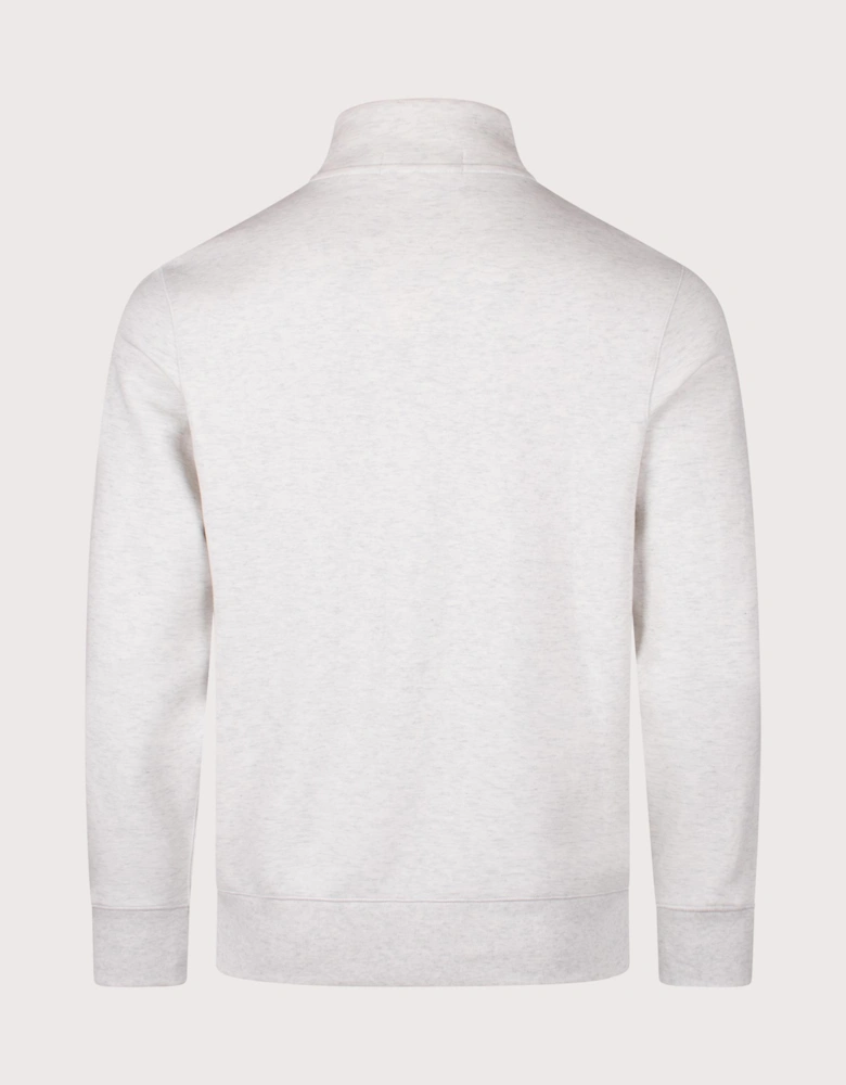 Double-Knit Quarter Zip Sweatshirt