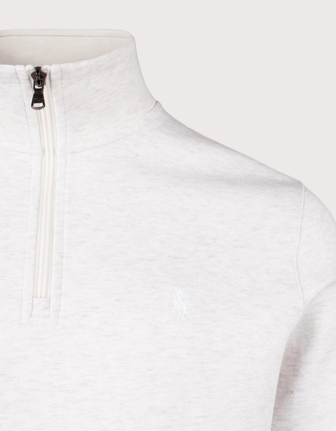 Double-Knit Quarter Zip Sweatshirt