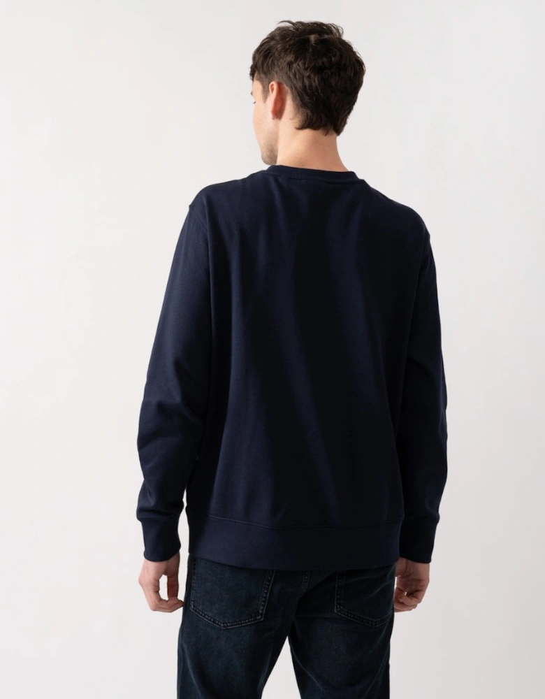 Reg Embroidered Archive Shield Crew Neck Sweatshirt