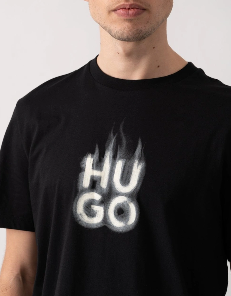 HUGO Dalayer Mens Logo Print T-Shirt