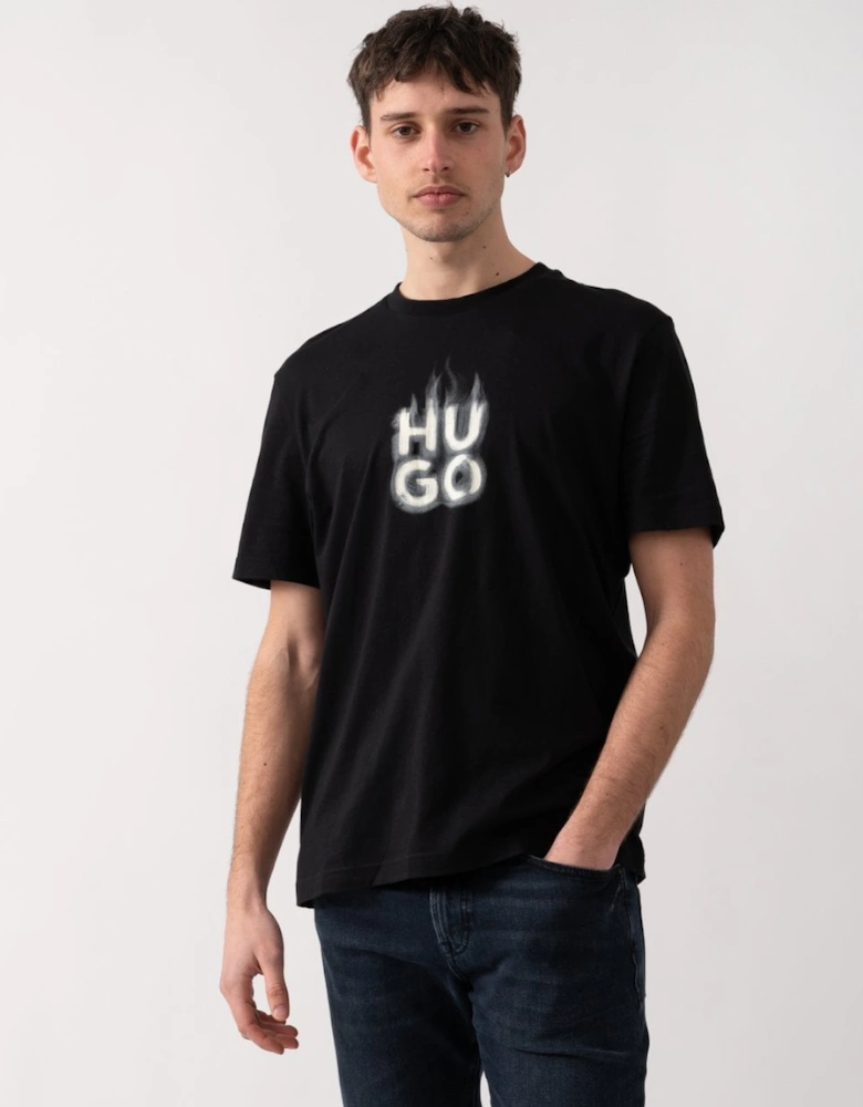 HUGO Dalayer Mens Logo Print T-Shirt