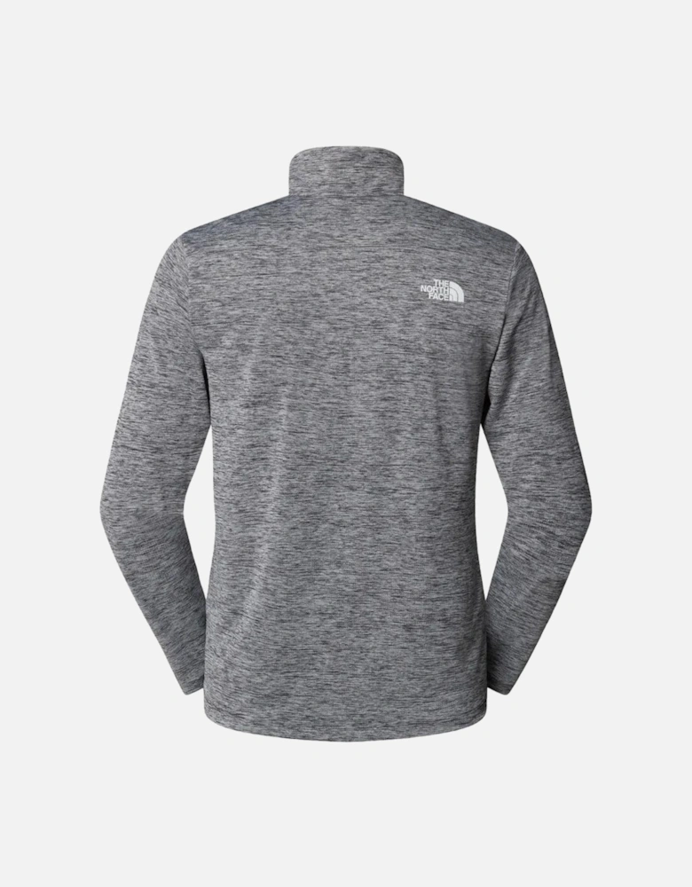 TNF 24/7 Rager L/S 1/4 Zip Tee - Black / Grey Heather