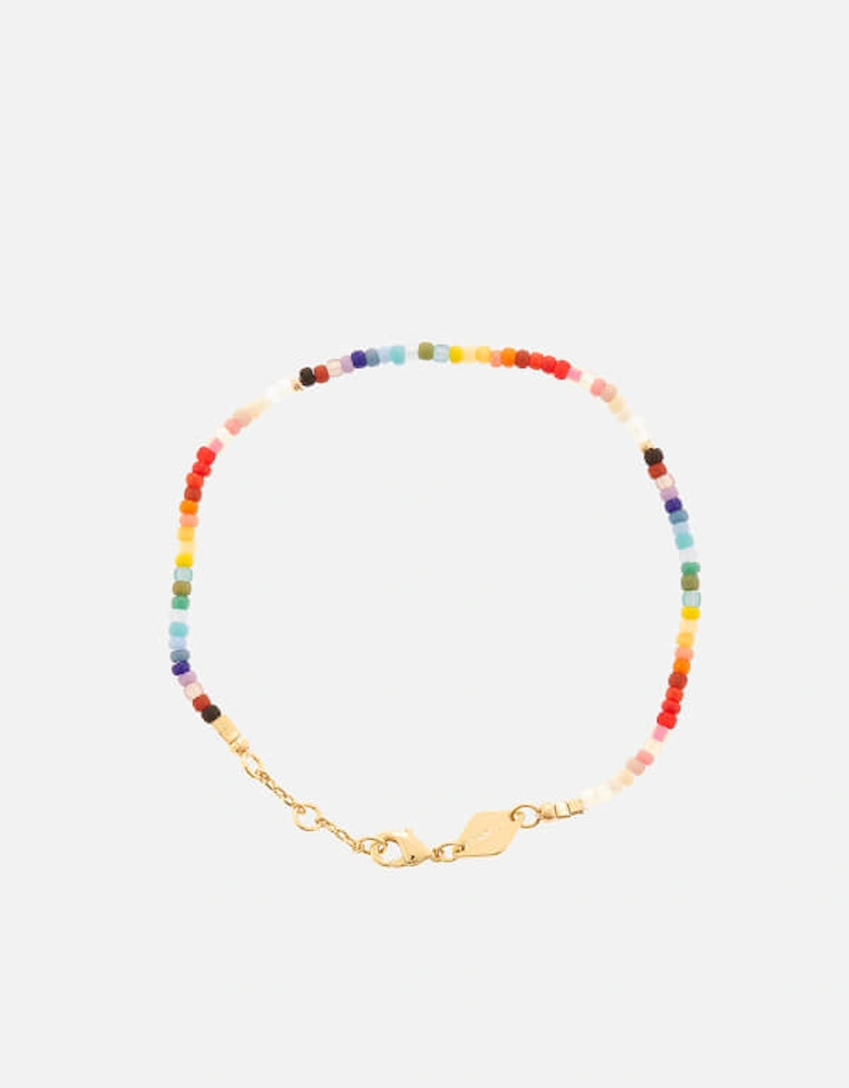 Rainbow 18-Karat Gold-Plated Bracelet