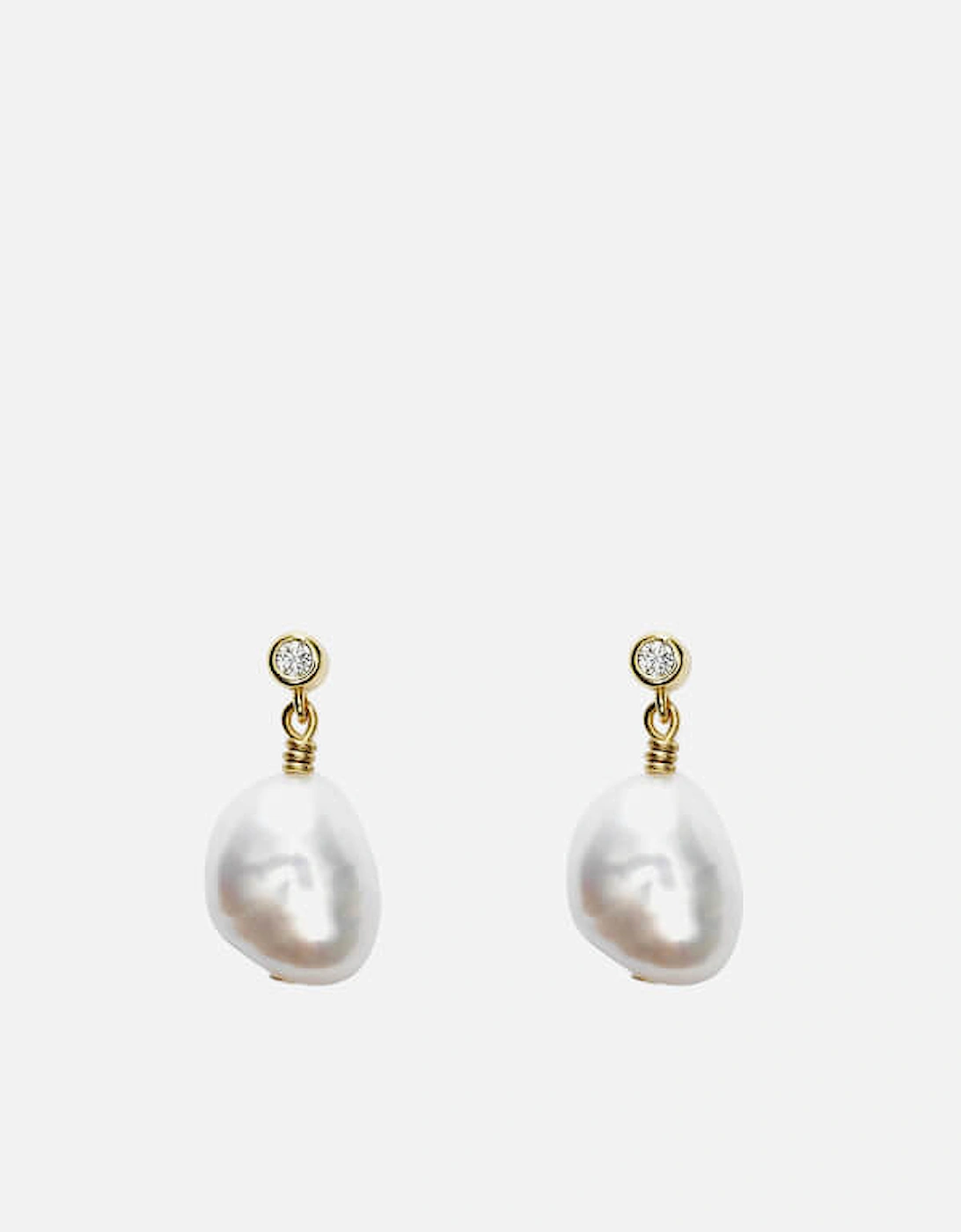 Women's Pearly Earring - Gold, 2 of 1