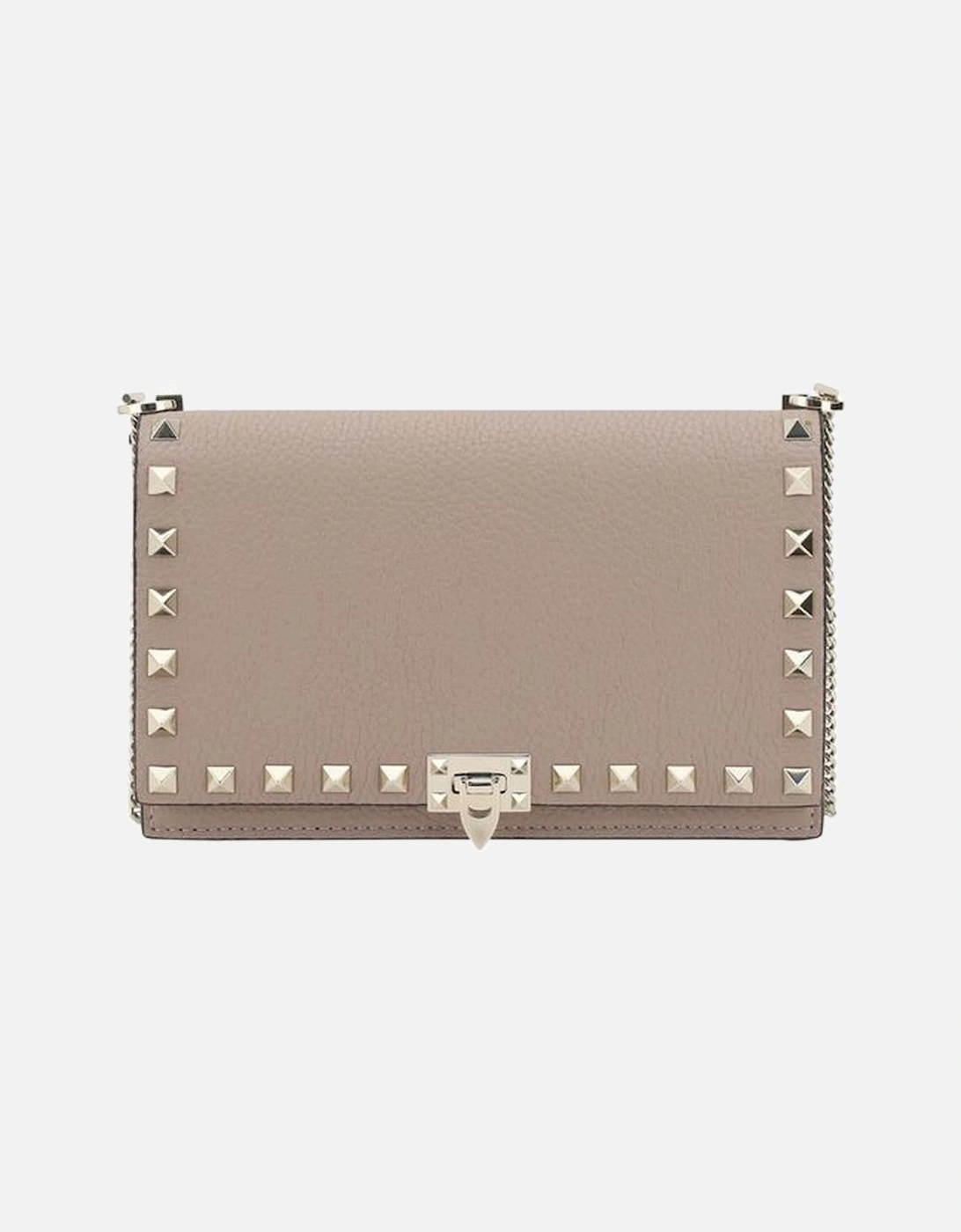 Leather Shoulder Bag with Rockstud Embellishments Women - Multicolor, 5 of 4