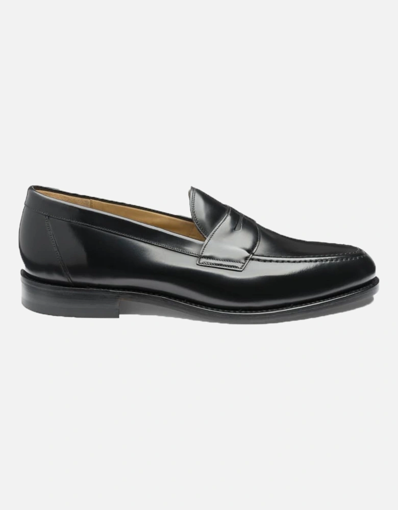 Imperial Polished Penny Loafer Black