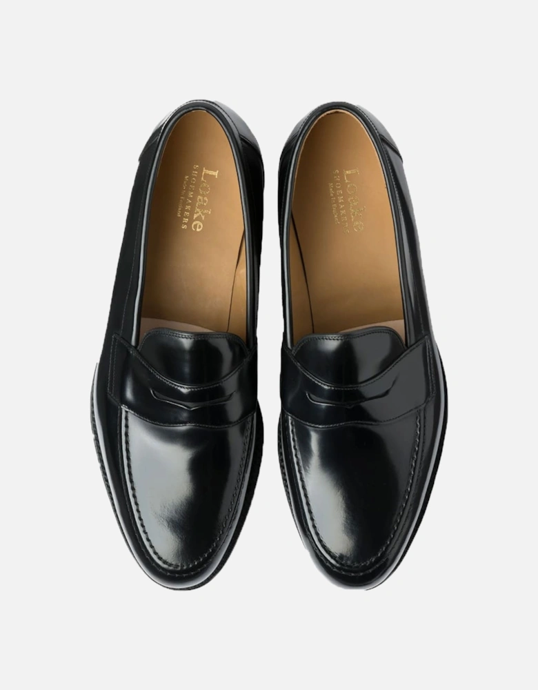 Imperial Polished Penny Loafer Black