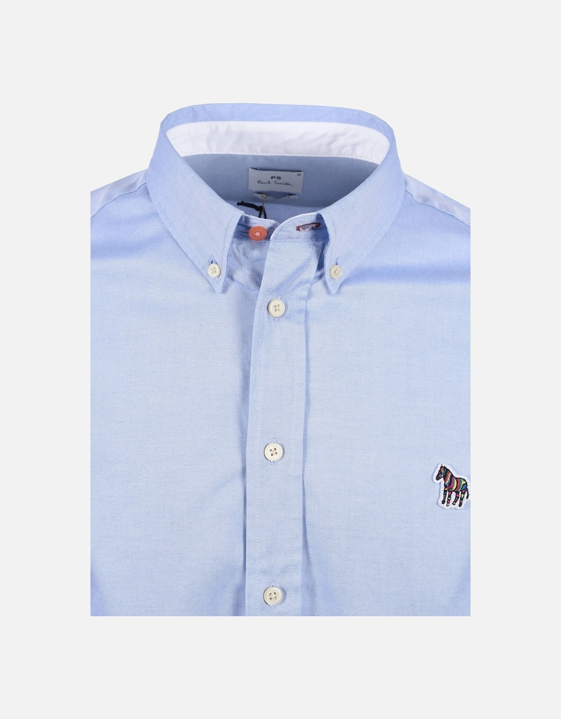 Tailored Fit Shirt Zebra Light Blue