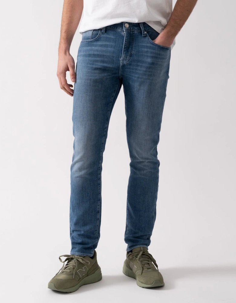 Mens Slim Fit 5 Pocket Jeans