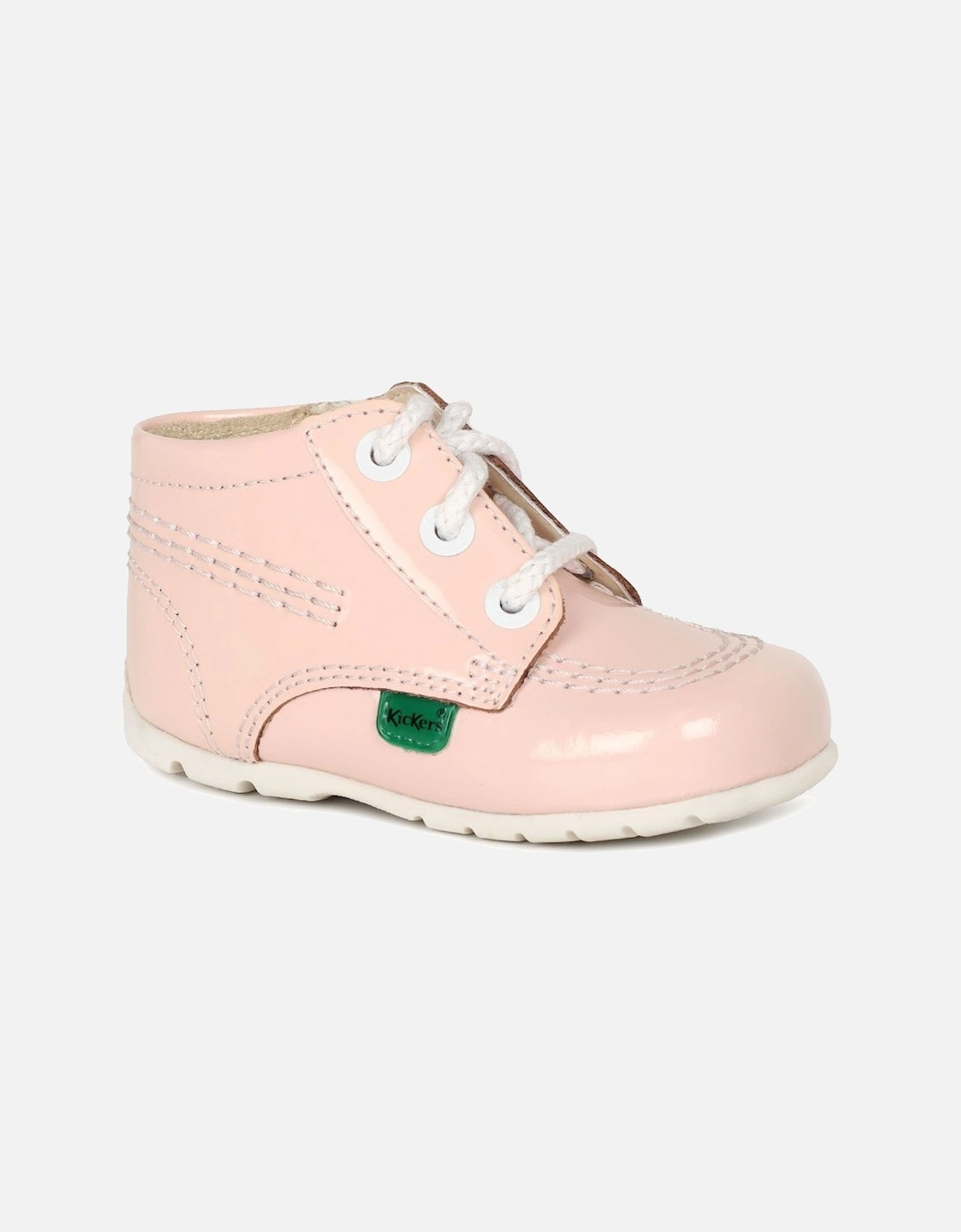 Kickers Girl's Baby Chi Girls First Boots - Pink - Size: 3/F (Standard)