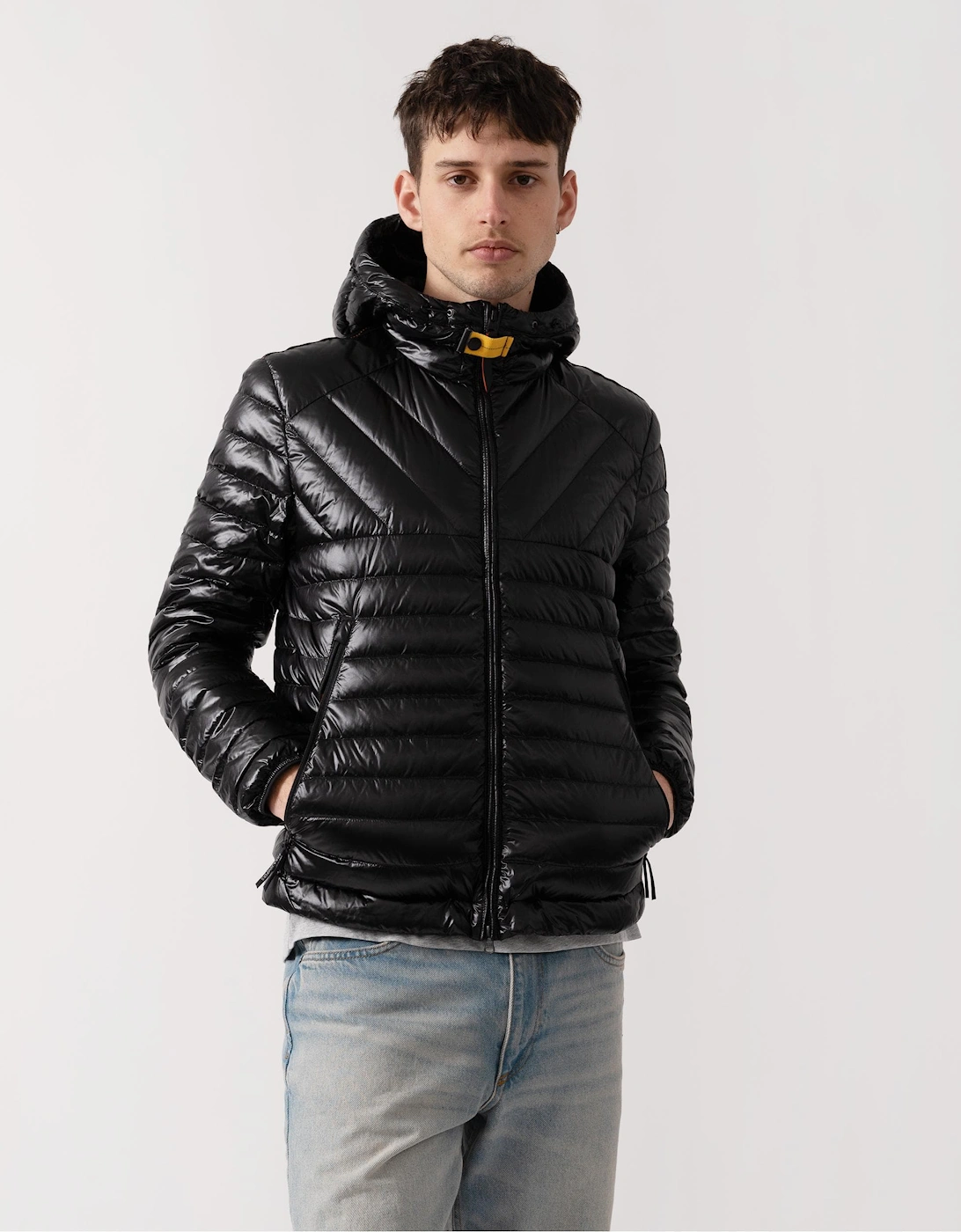 Miroku Mens Hooded Down Jacket