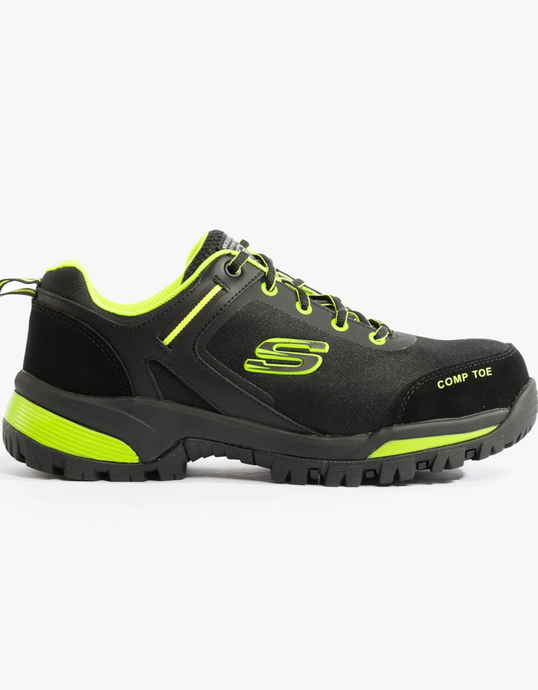 200188EC/BKLM GATLON Mens Trainers Black/Lime