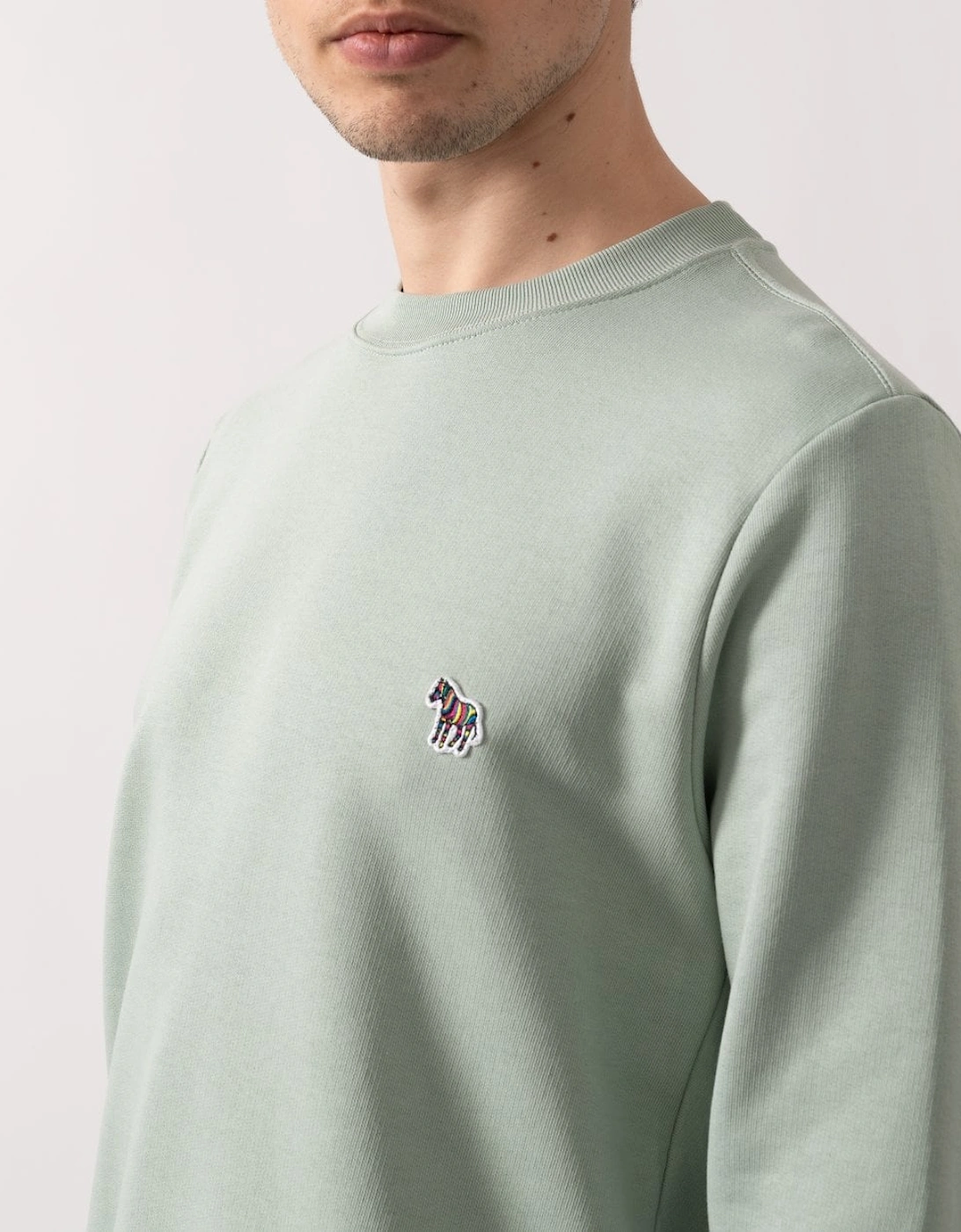 PS Mens Zebra Logo Organic Cotton Sweatshirt