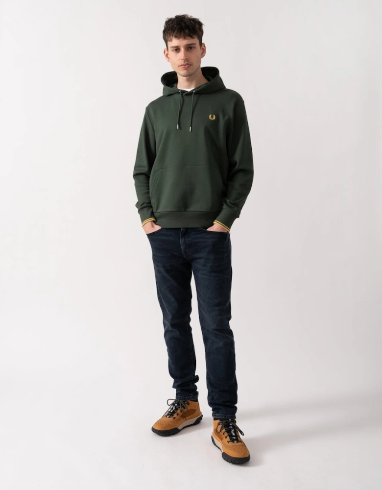 Mens Tipped Hooded Sweatshirt