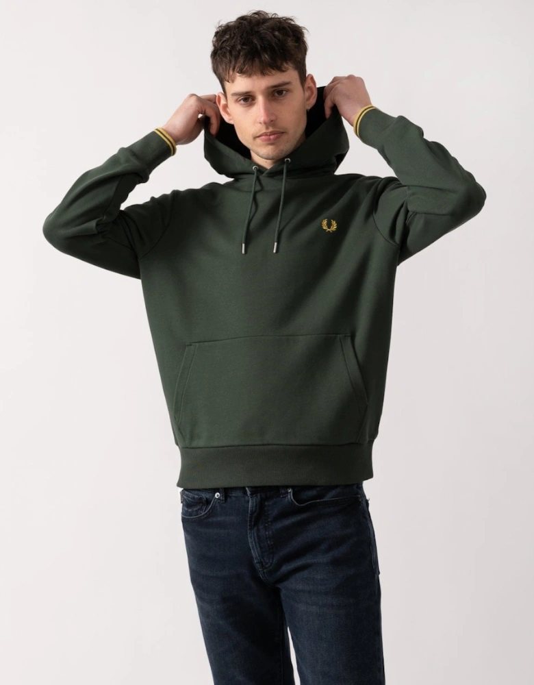 Mens Tipped Hooded Sweatshirt