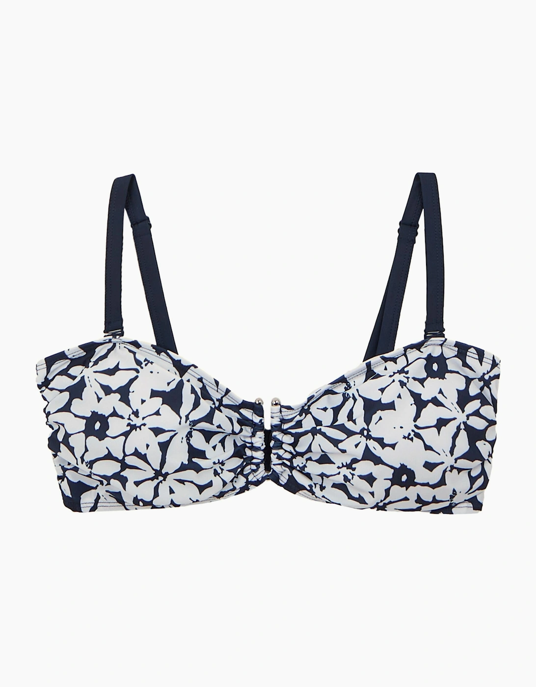 Regatta Women's Navy/Multi / Aceana Iii Floral Bikini Top - : Size 14 Uk
