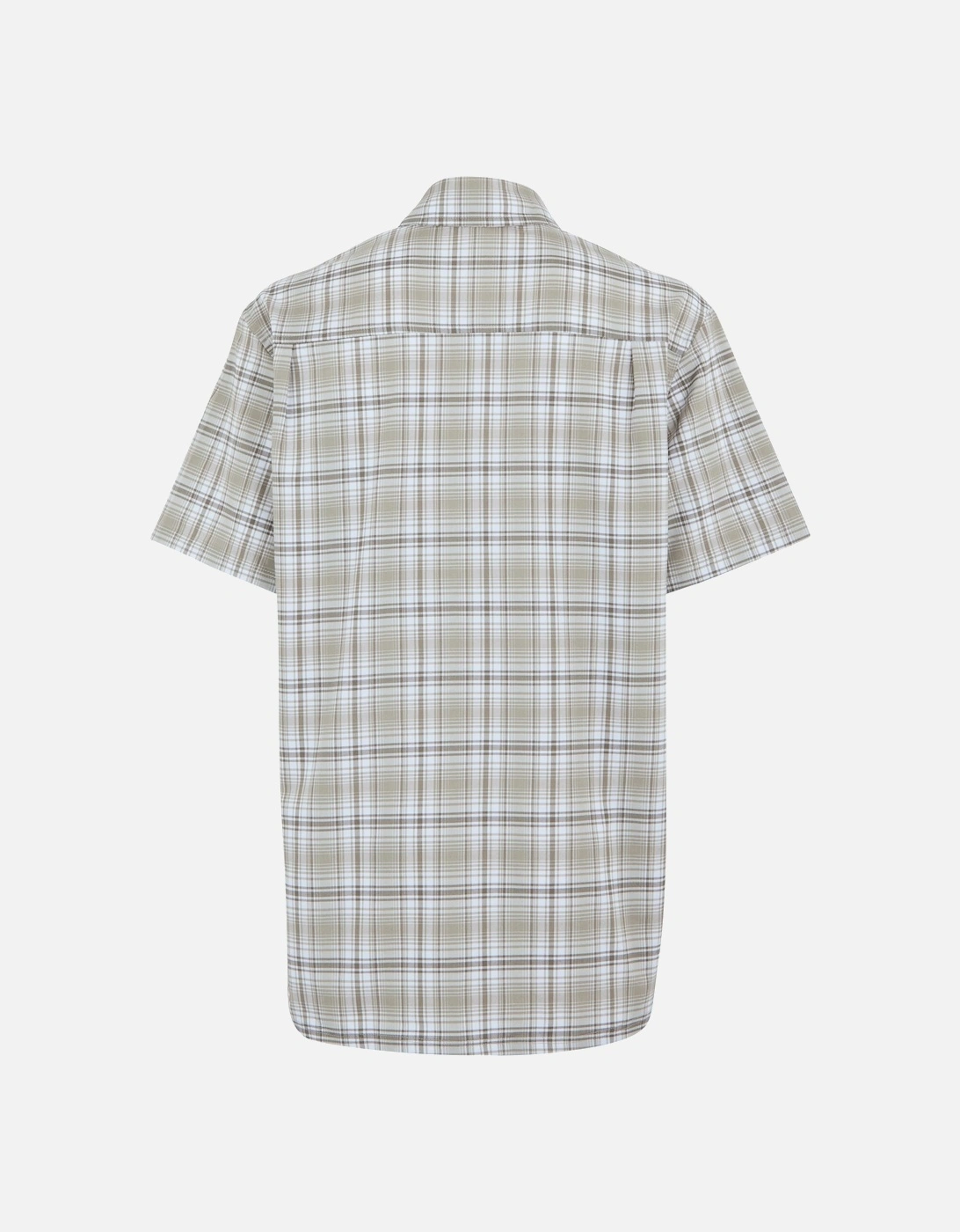 Mens Begarno Checked Short-Sleeved Shirt