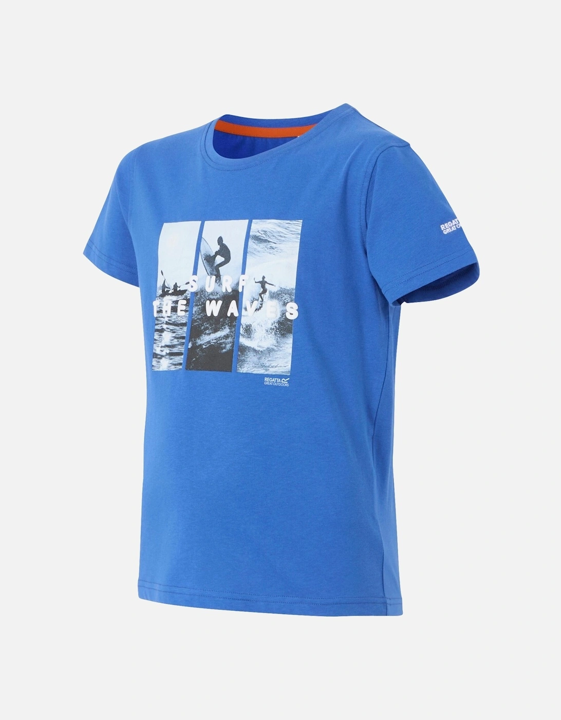 Childrens/Kids Bosley VIII Surf Print T-Shirt