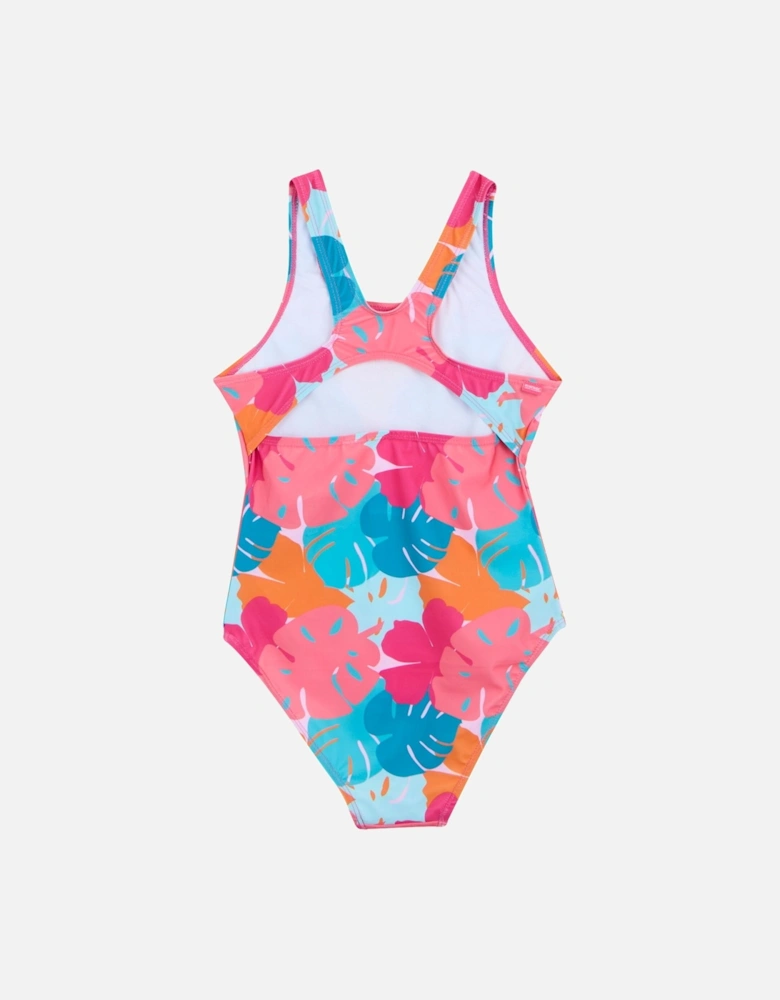 Girls Katrisse Tropical Leaves One Piece Swimsuit