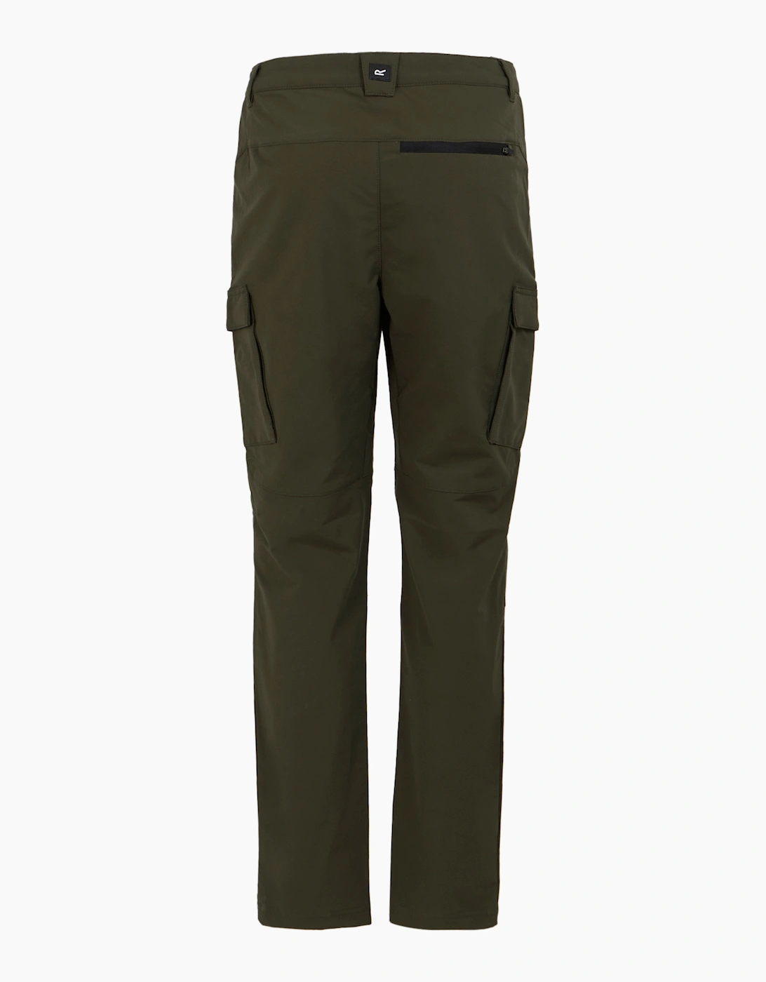 Regatta Men's Dark Questra Cargo Trousers - Khaki - Khaki - 36R - 100% Recycled Polyester - Image 3