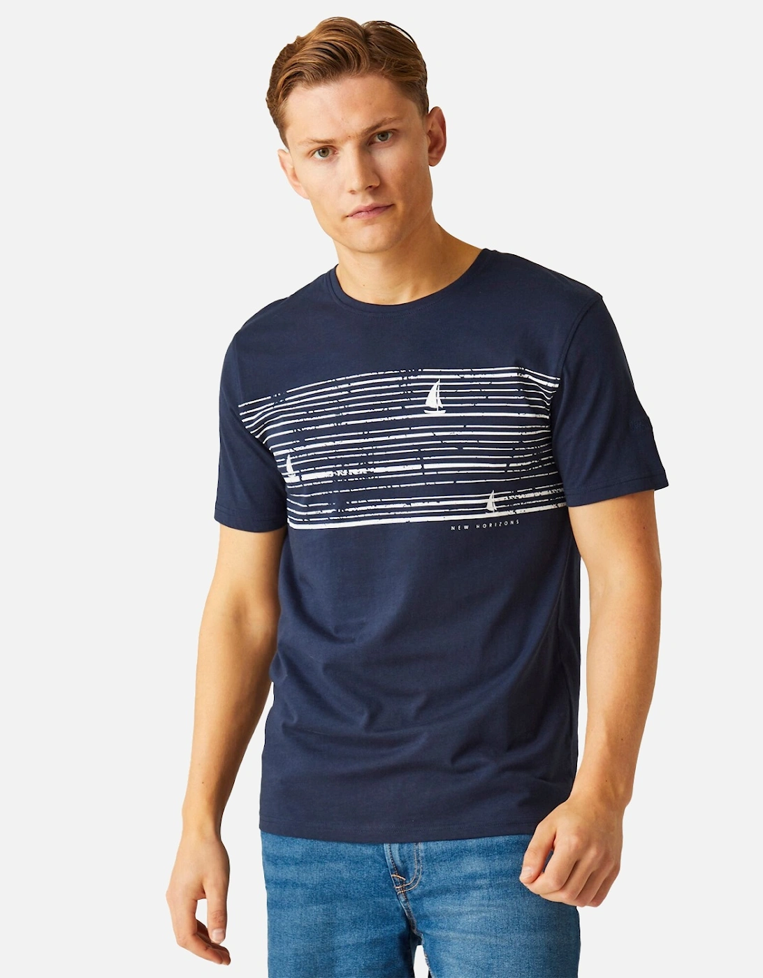 Mens Cline VIII Camping And Beer T-Shirt