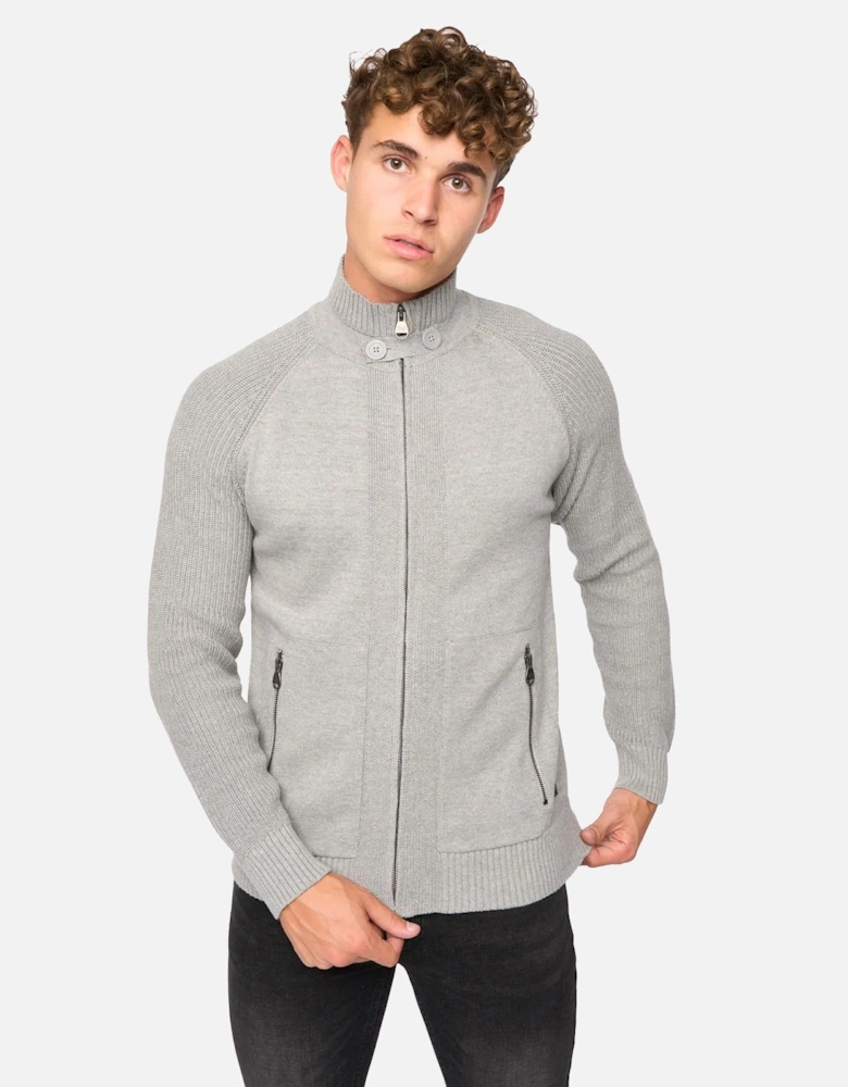 Mens Birchin Knitted Full Zip Jumper