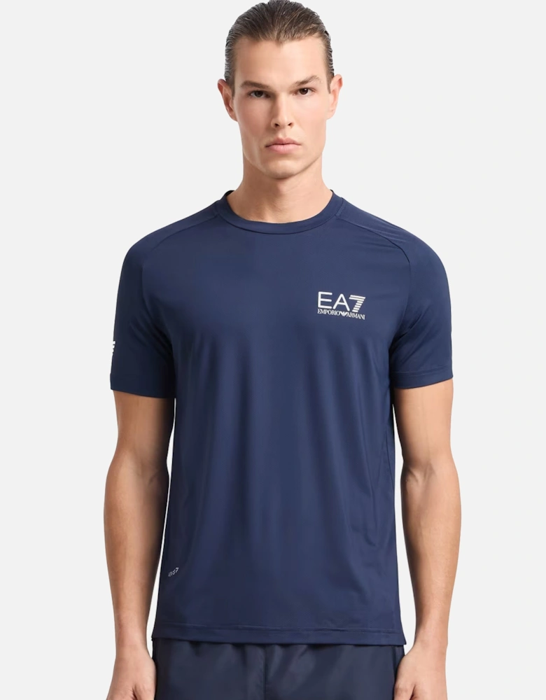 Emporio Armani Tennis Pro VENTUS7 T-Shirt Navy Blue