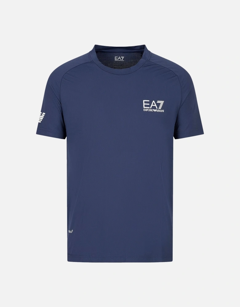 Emporio Armani Tennis Pro VENTUS7 T-Shirt Navy Blue