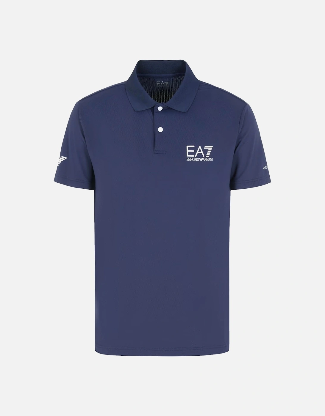 Emporio Armani Tennis Pro Technical Polo Shirt Navy Blue, 5 of 4