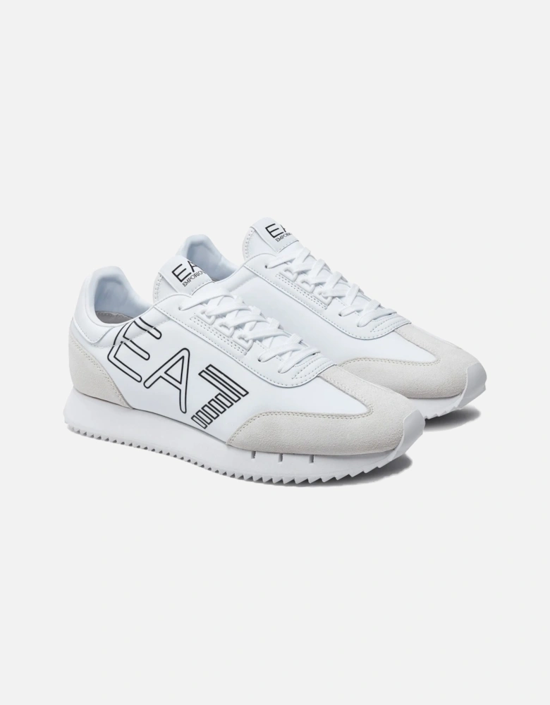 Emporio Armani Vintage Trainers White/Black