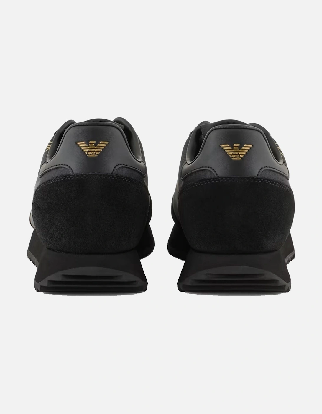 Emporio Armani Vintage Trainers Triple Black/Gold