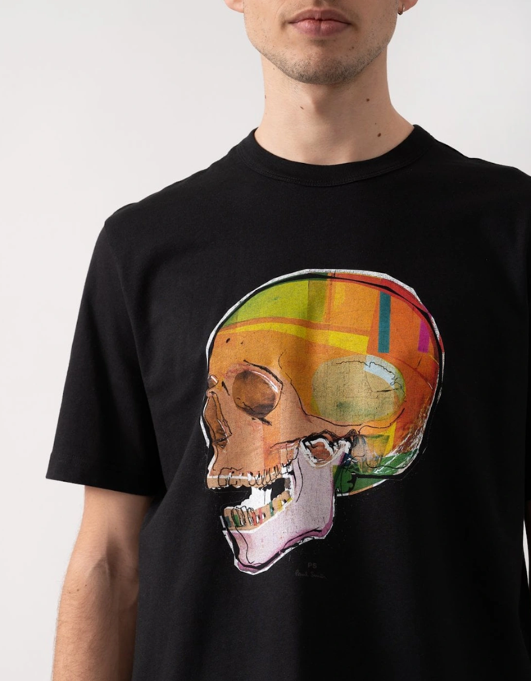 PS Mens Short Sleeve Skull T-Shirt