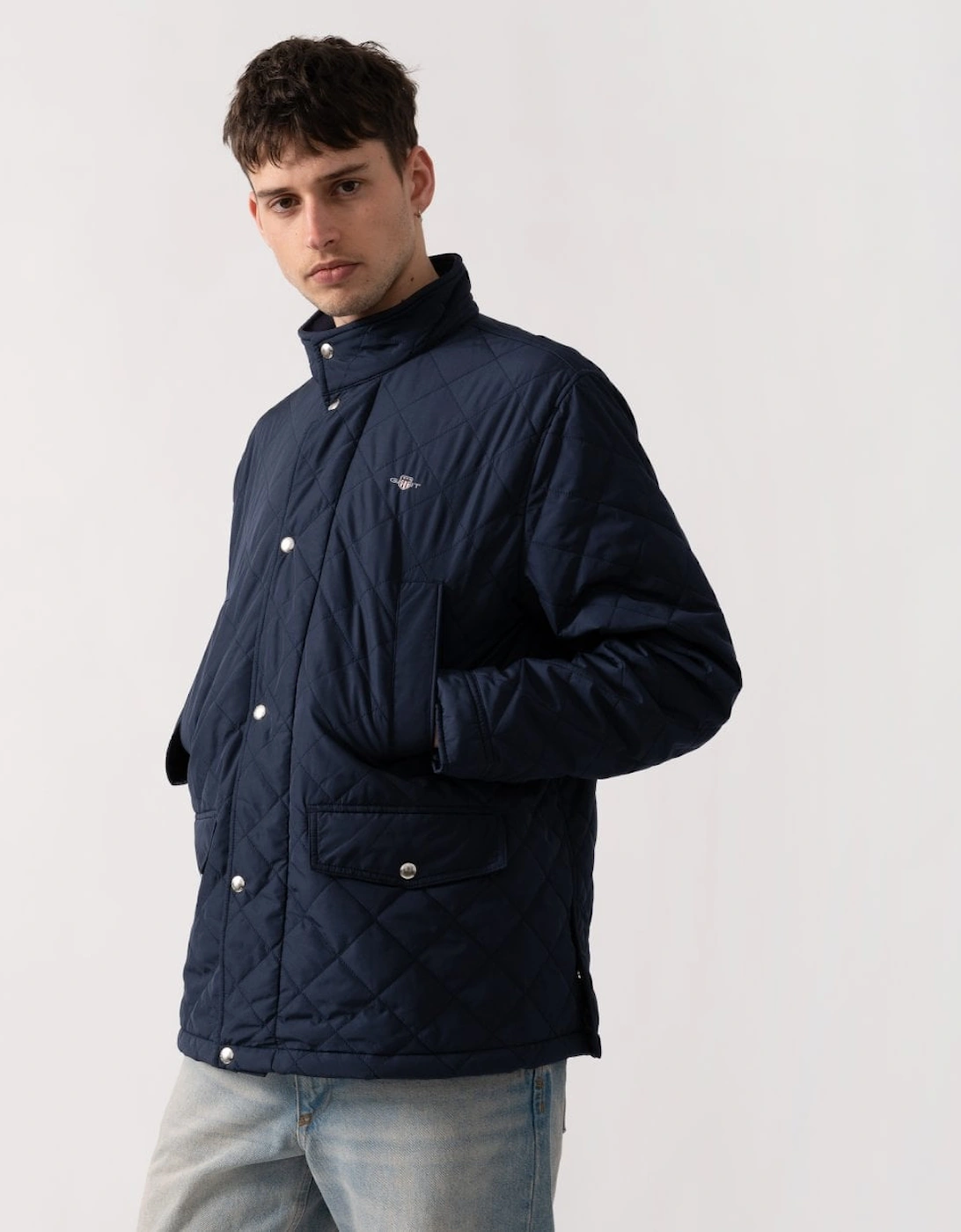 Mens Quilted Windcheater Mid Jacket