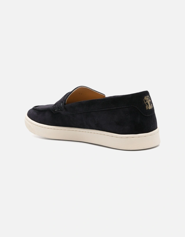 Suede Loafers Navy