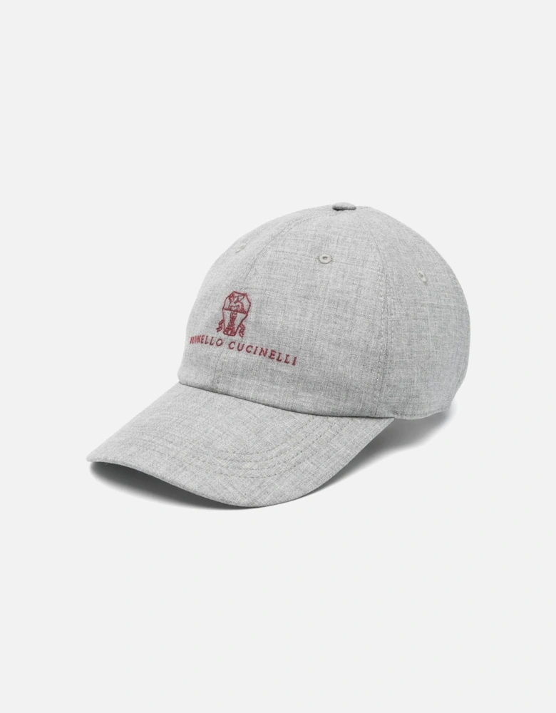 Branded Baseball Cap Grey